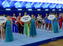 Bakıda idman gimnastikası və akrobatika gimnastikası üzrə Birgə Azərbaycan Birinciliyi start götürüb. Azərbaycan, 3 dekabr 2015